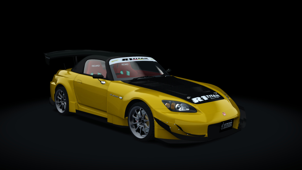 Amuse S2000 GT1 Turbo (AP2), skin 15_new_indy_yellow_pearl_carbon