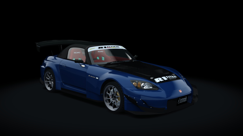 Amuse S2000 GT1 Turbo (AP2), skin 20_royal_navy_blue_pearl_carbon