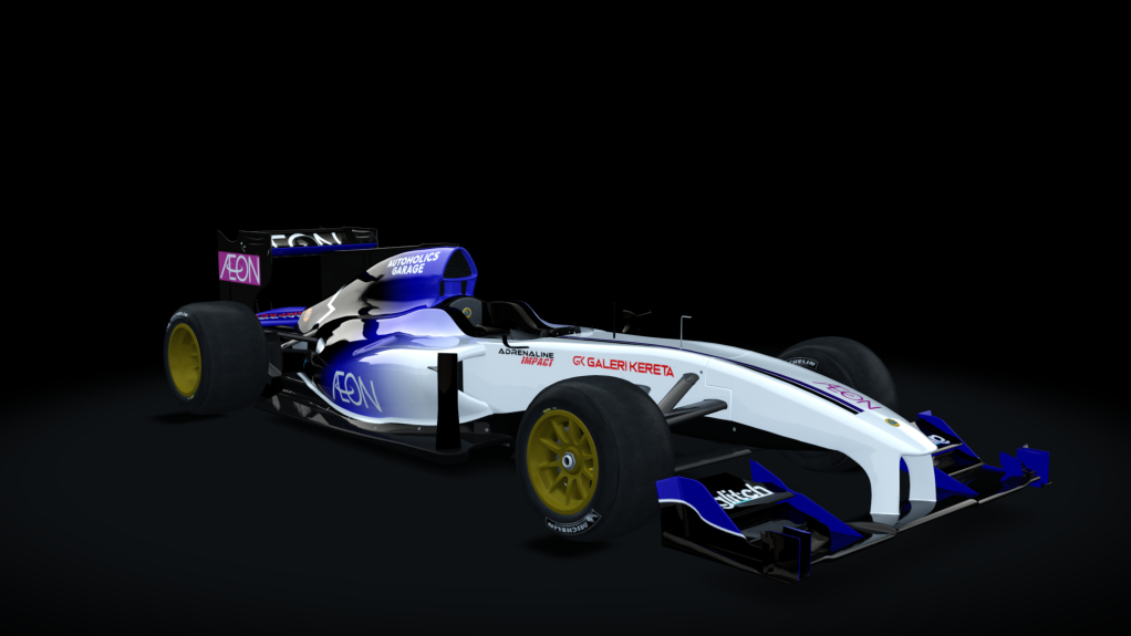 Lotus Exos 125, skin Aeon Blueblack