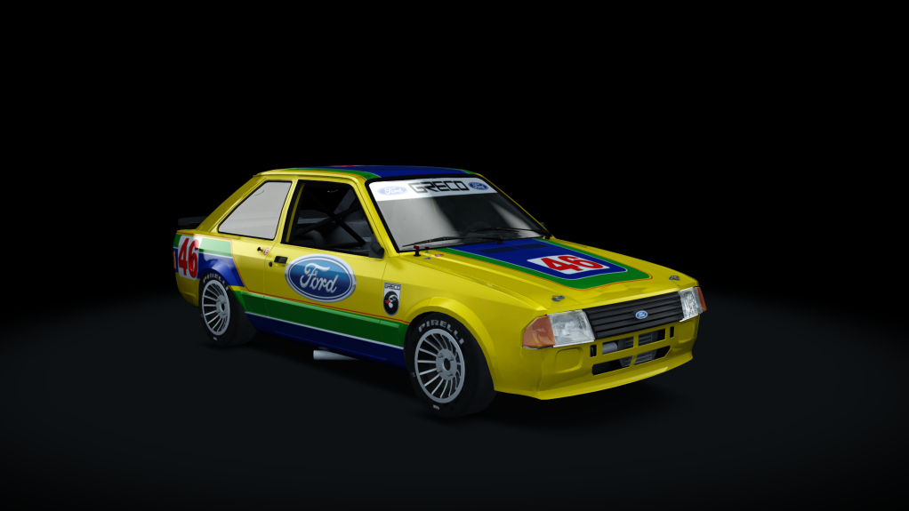 Ford Escort Marcas Turbo, skin Escort_GRECO46