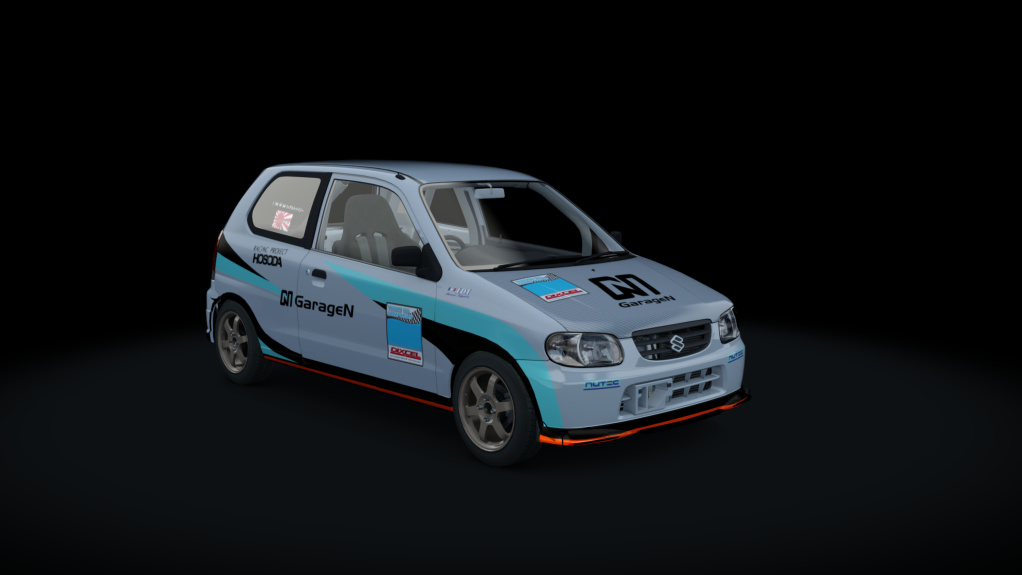 660 Suzuki Alto ha23v TE37, skin 456