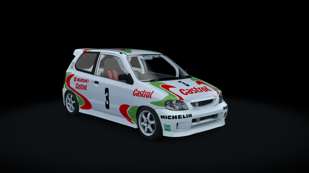 660 Suzuki Alto ha23v TE37, skin CASTROL