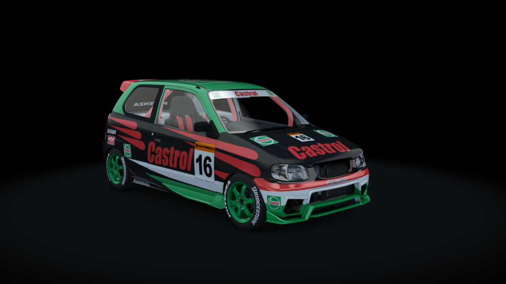 660 Suzuki Alto ha23v TE37, skin CASTROL2