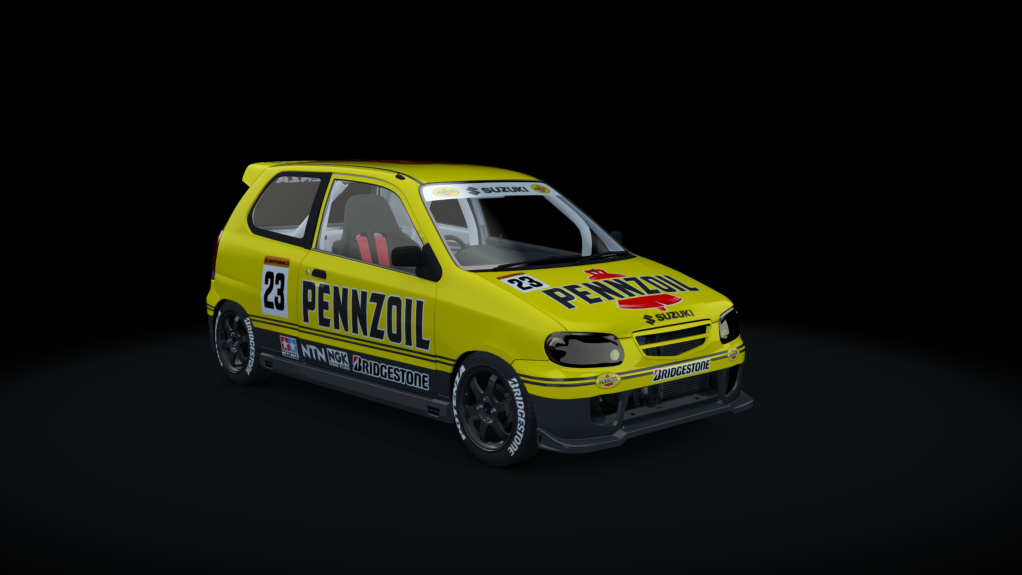 660 Suzuki Alto ha23v TE37, skin PENNZOIL