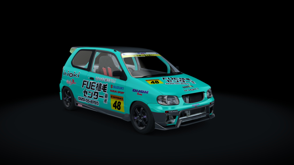 660 Suzuki Alto ha23v TE37, skin SYOKUMO