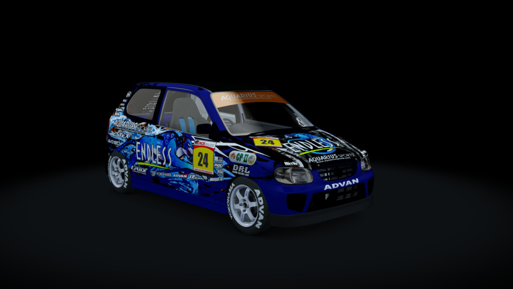 660 Suzuki Alto ha23v TE37, skin rs_endless_aquarius_alto660skin