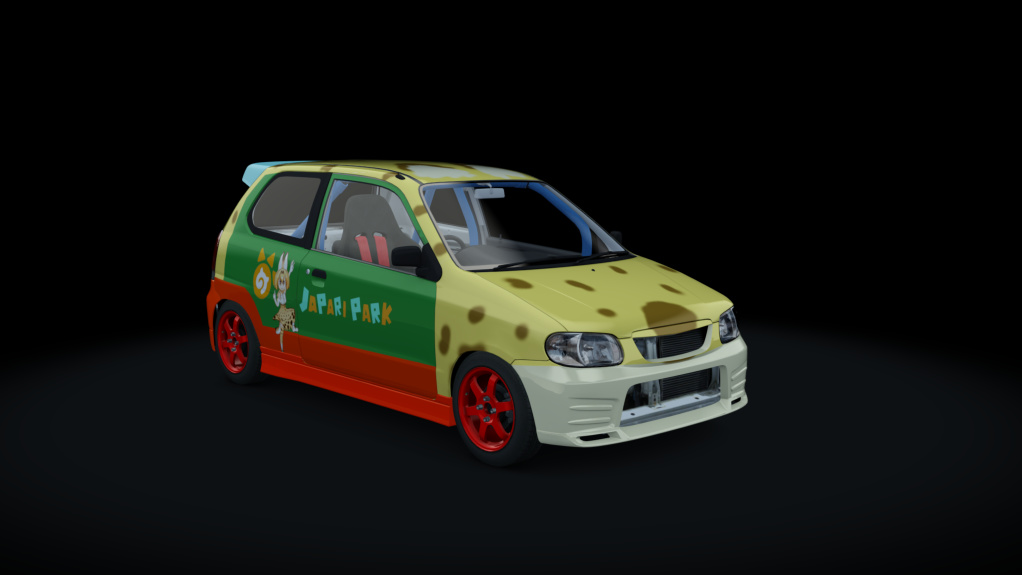 660 Suzuki Alto ha23v TE37, skin skin-japaribus