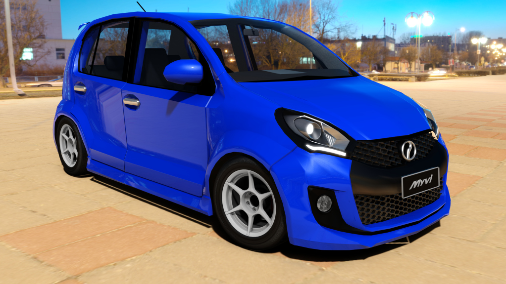 Perodua Myvi 2016 1.5 SE, skin Indigo Blue