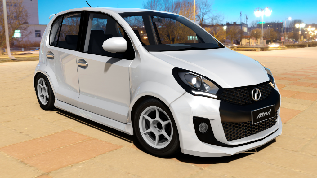 Perodua Myvi 2016 1.5 SE, skin White