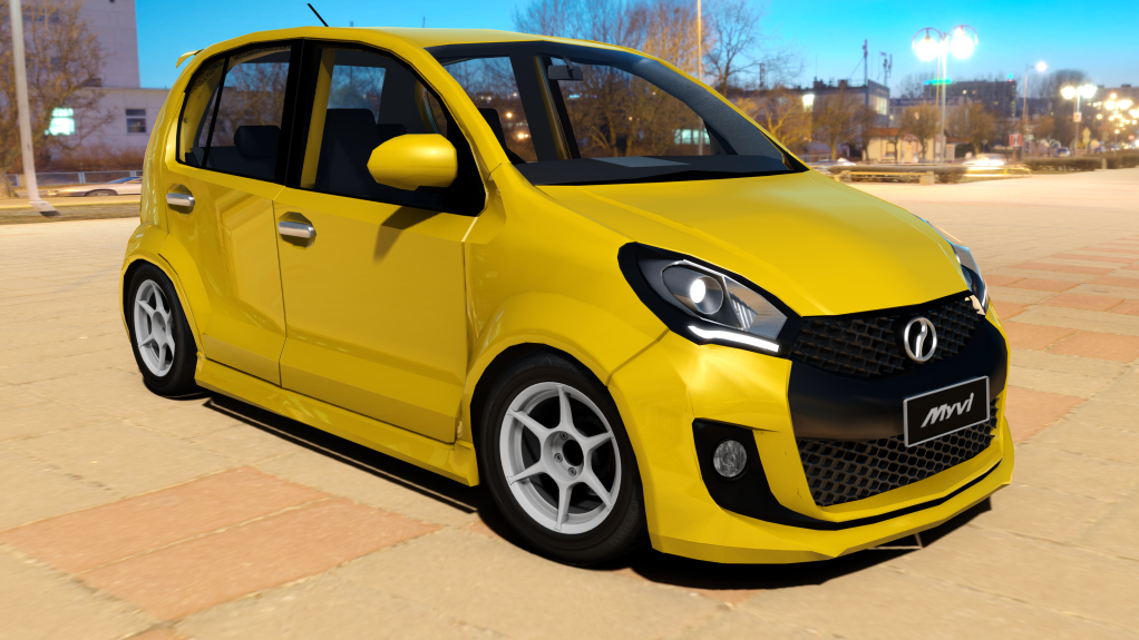 Perodua Myvi 2016 1.5 SE, skin Yellow