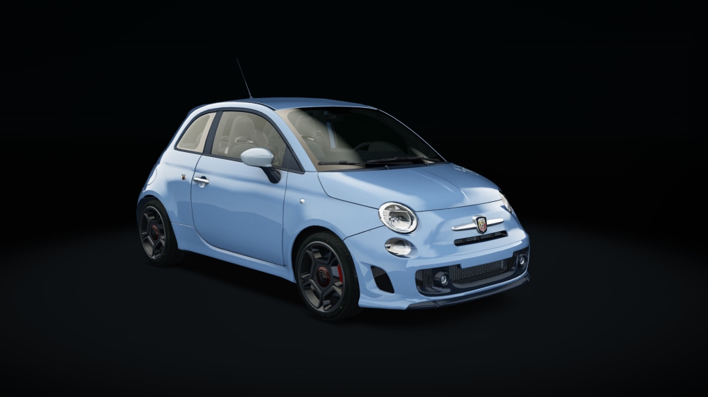 Abarth 500 EsseEsse, skin light_blue_scorpion