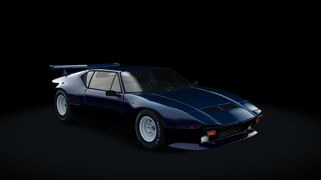 De Tomaso Pantera GT5-S, skin racing_blue