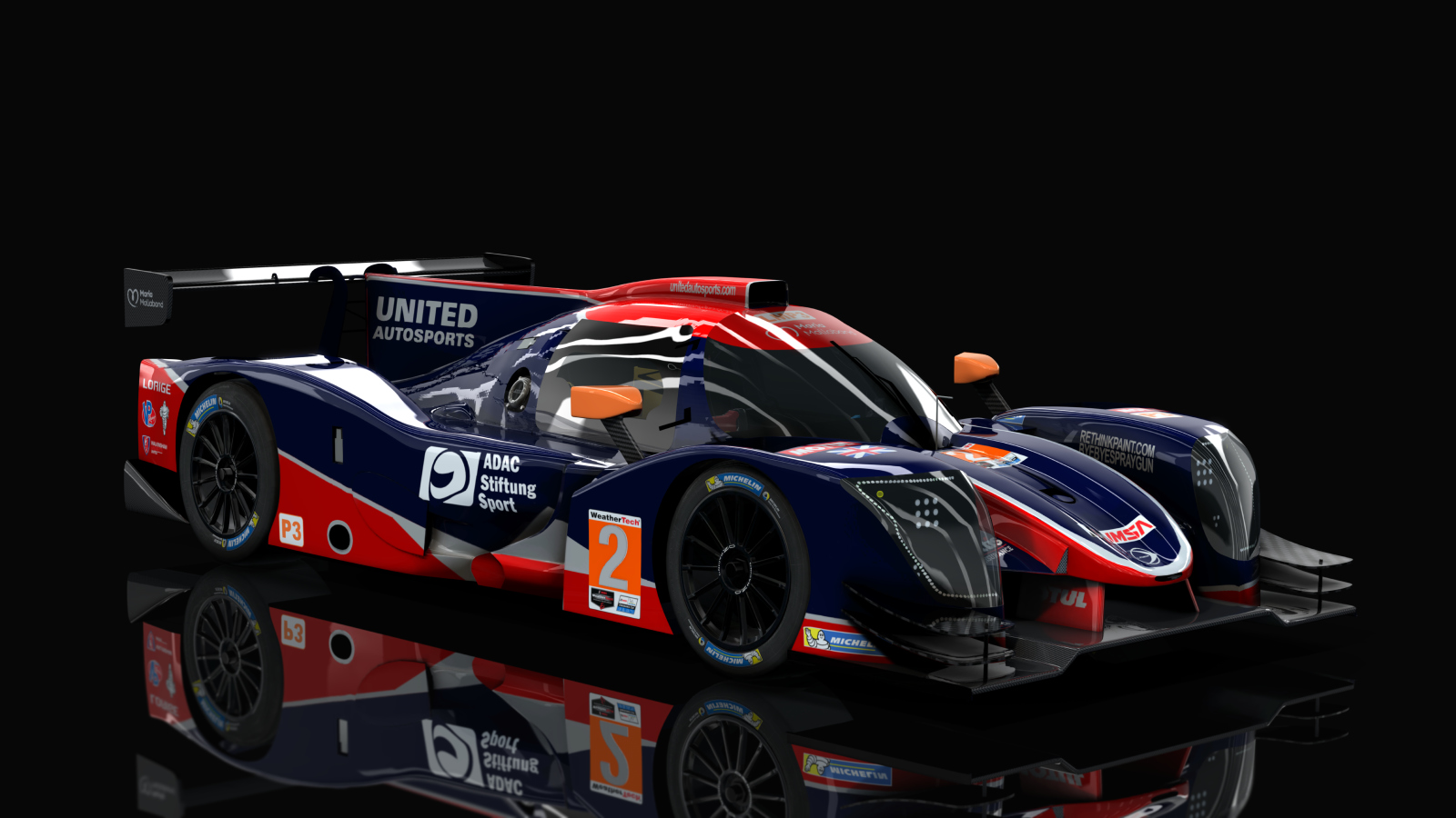 LMP-3 Ligier JSP320 Nissan, skin 2021_IMSA_02_United_Autosports