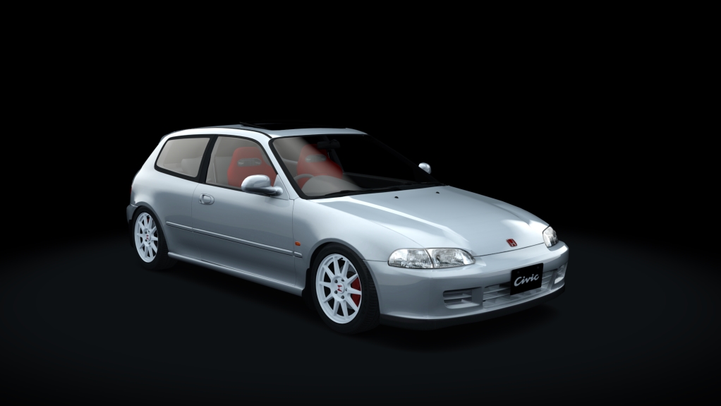 Honda Civic V SiR B18C6, skin Frost White