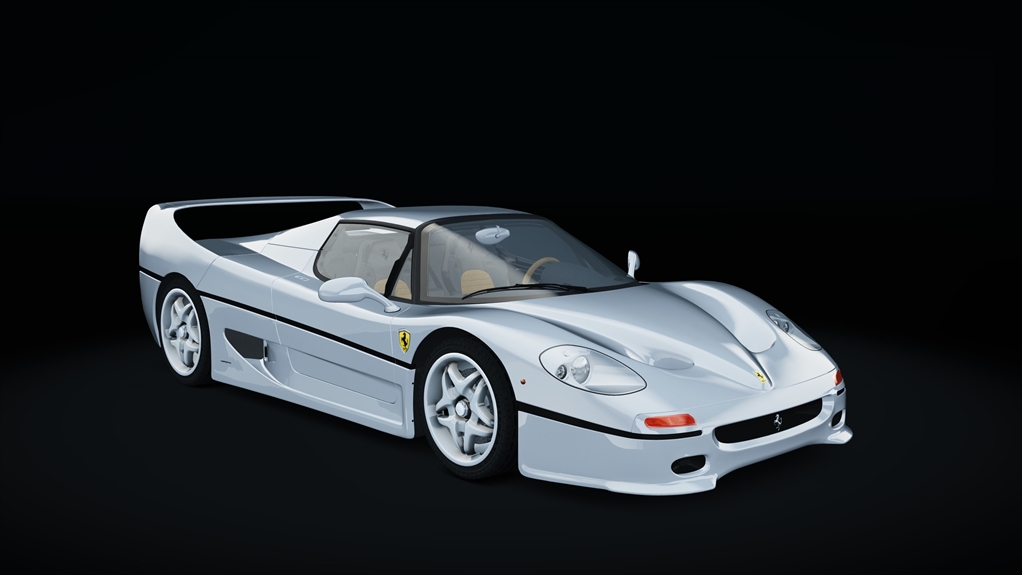 Ferrari F50, skin 02_bianco