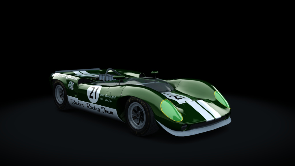 Lola T70 MkII Spyder, skin baker_racing_21