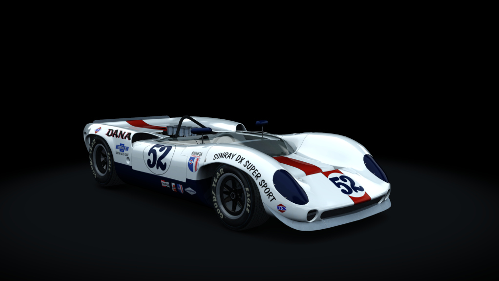 Lola T70 MkII Spyder, skin dana_chevrolet_52