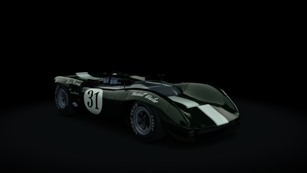 Lola T70 MkII Spyder (Ford), skin agapiou_racing_31