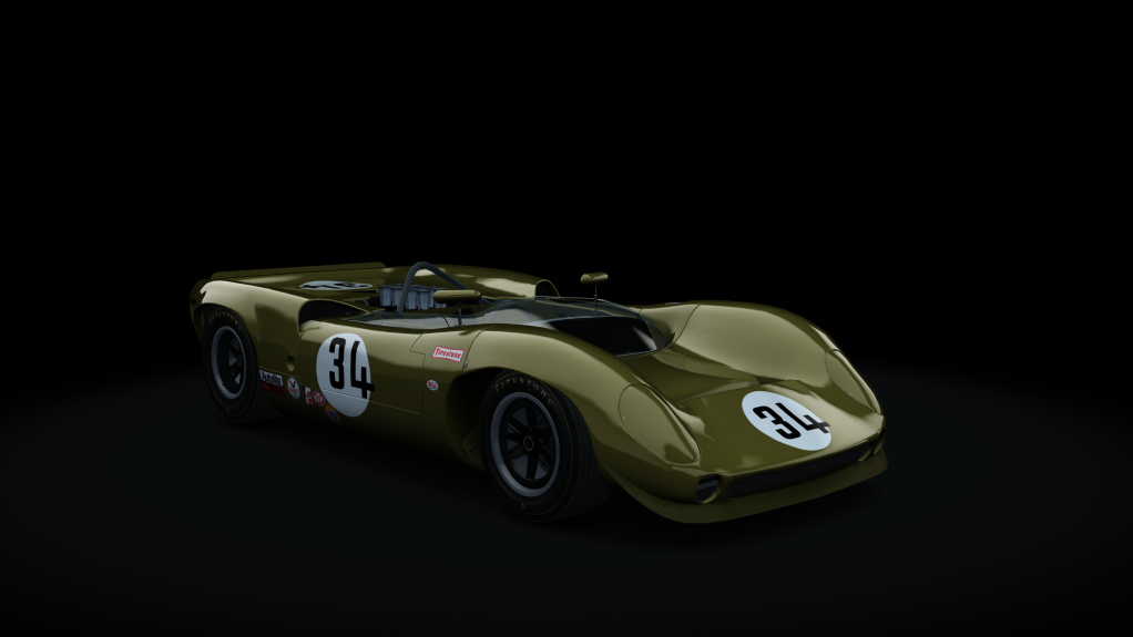 Lola T70 MkII Spyder (Ford), skin agapiou_racing_34