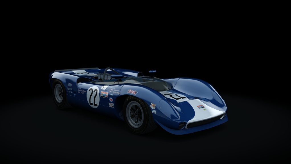 Lola T70 MkII Spyder (Ford), skin mecom_racing_22