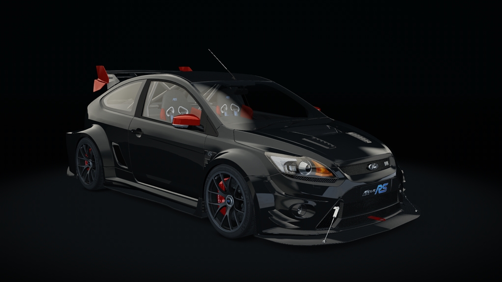 Ford Focus RS MK2 Time Attack Evolution, skin 07_Black