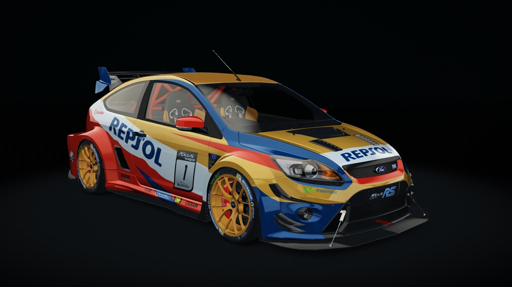 Ford Focus RS MK2 Time Attack Evolution, skin 12_Repsol