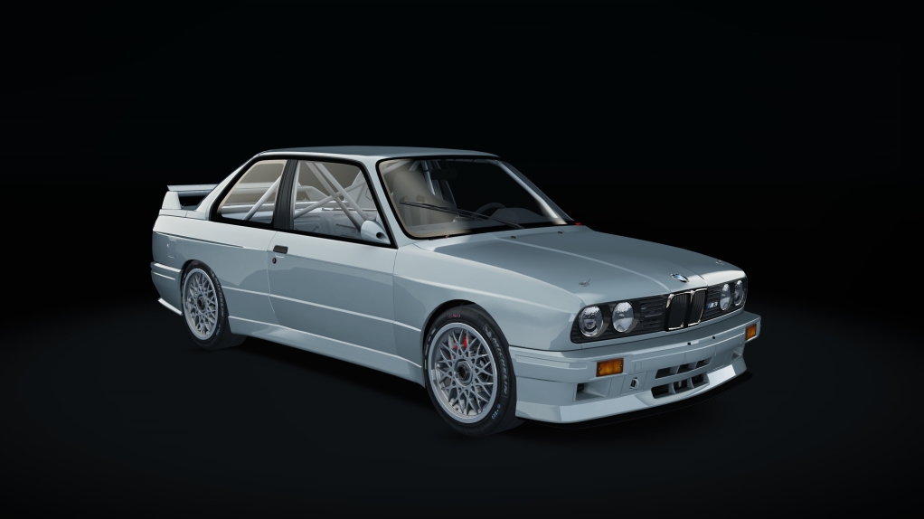 BMW M3 E30 Group A, skin Salmon_Silver_metallic