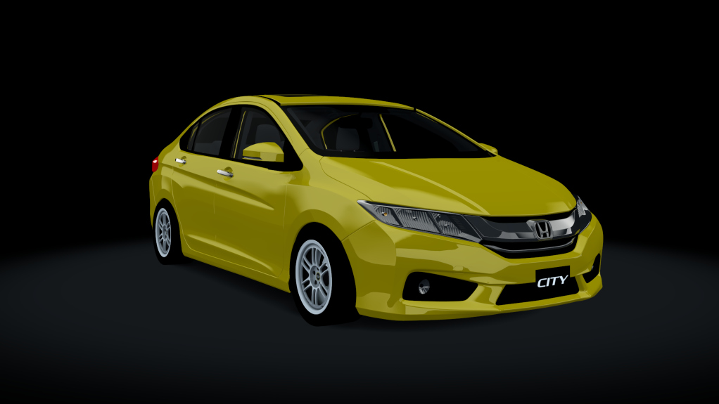 BONZAI Honda City GM6, skin EggYolk Yellow