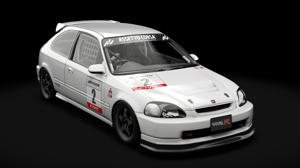 Honda Civic Type R (EK9) Touring, skin 01_Championship White