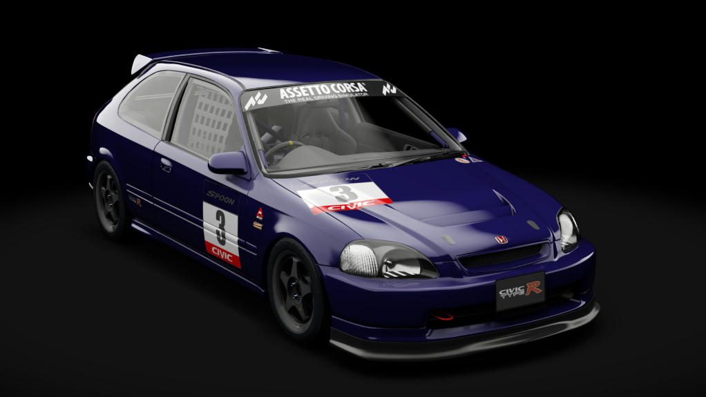 Honda Civic Type R (EK9) Touring, skin 03_Blackberry Pearl