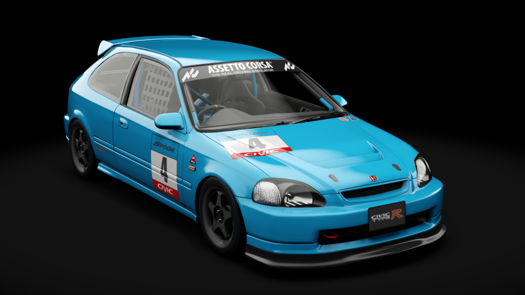 Honda Civic Type R (EK9) Touring, skin 04_Boost Blue