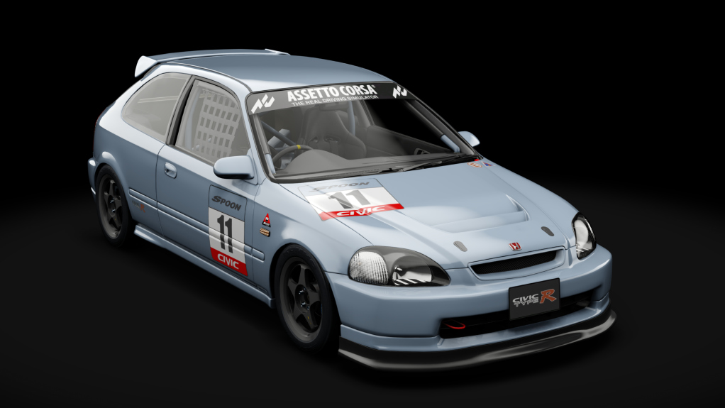 Honda Civic Type R (EK9) Touring, skin 11_Sonic Grey Pearl