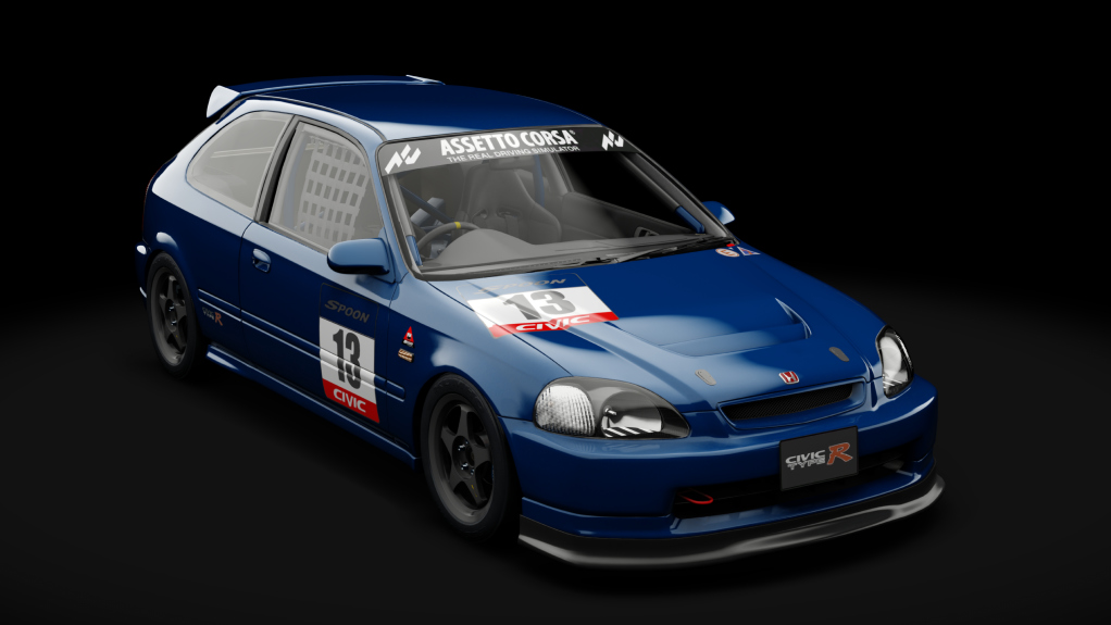 Honda Civic Type R (EK9) Touring, skin 13_tananit_blue_metallic