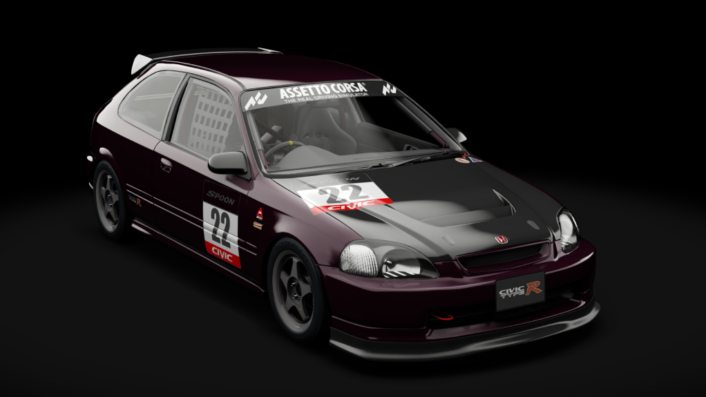 Honda Civic Type R (EK9) Touring, skin 21_amethyst_metallic
