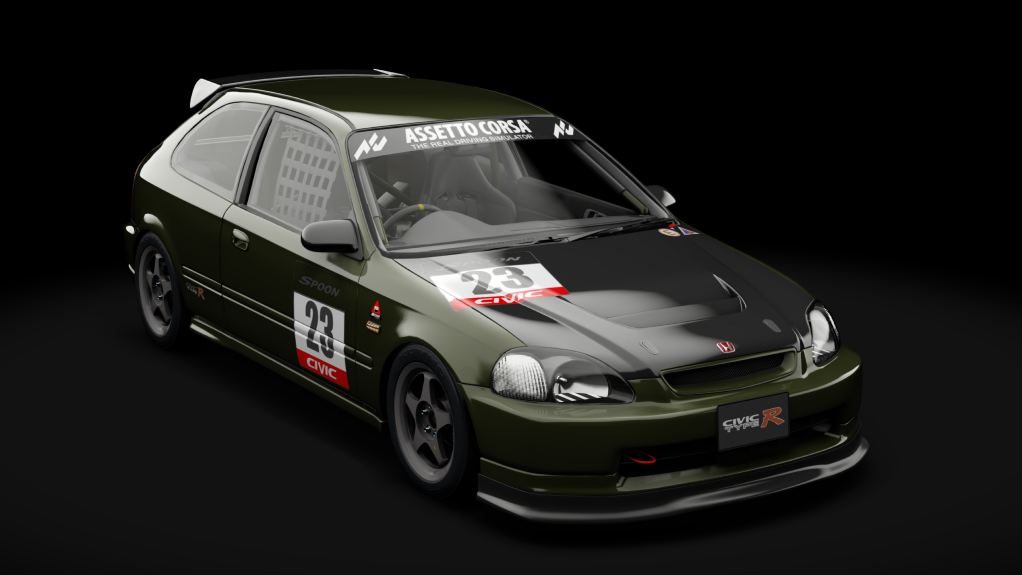 Honda Civic Type R (EK9) Touring, skin 22_marina_green_lim