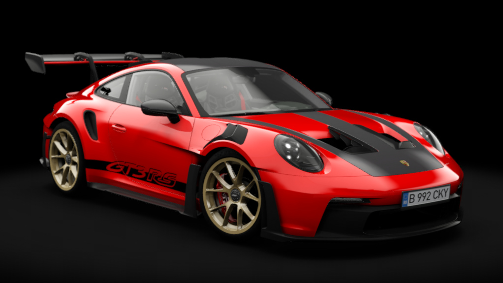 Porsche 992 GT3 RS Weissach 2023, skin Red