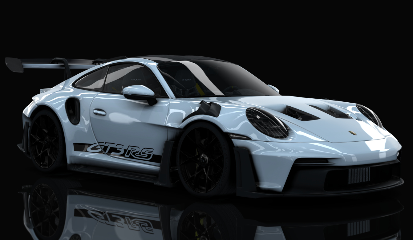 CKY Porsche992 GT3RS 2023, skin 01_white'n'black