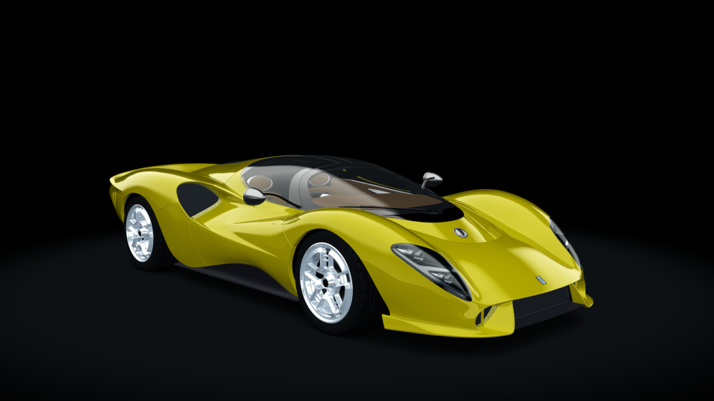 De Tomaso P72, skin Yellow