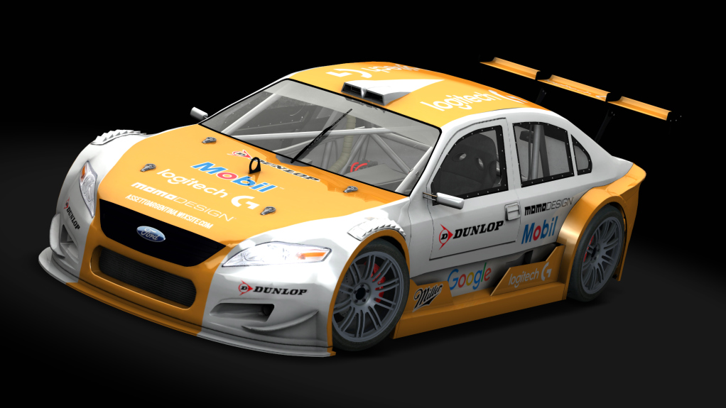 Top Car Ford Mondeo, skin orange_racing