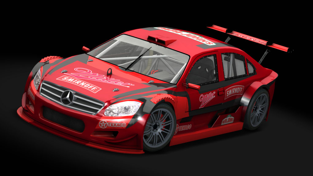 Top Car Mercedes Benz, skin red_riders