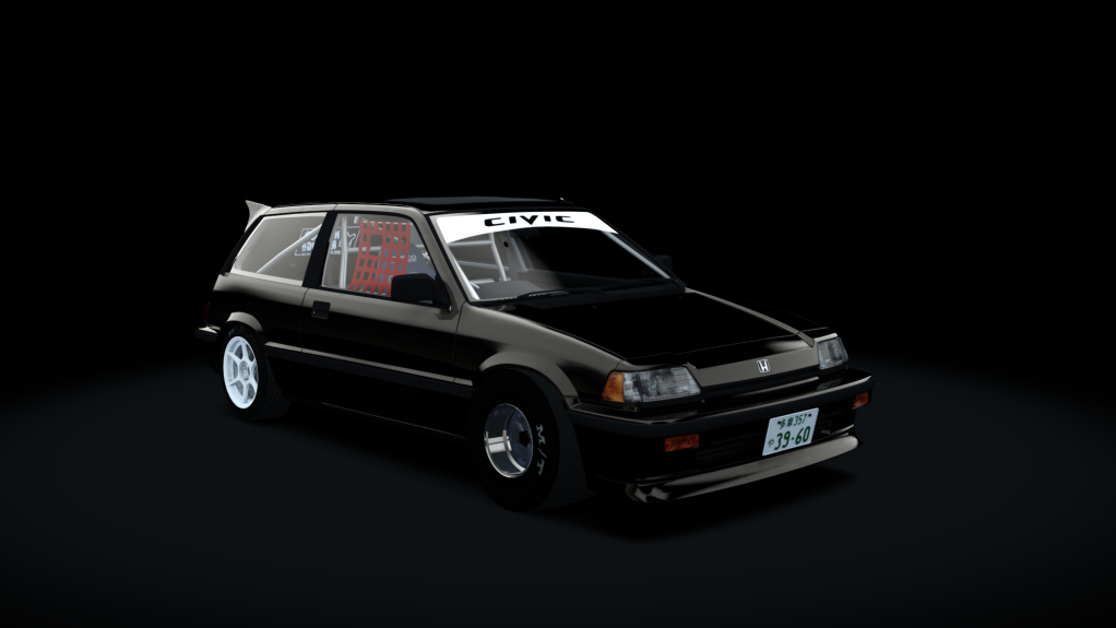 Drag Factory Honda Civic Si, skin Granada Black Pearl