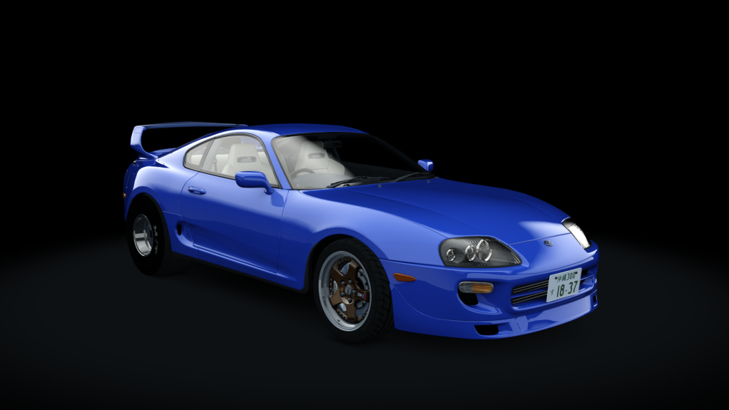 Drag Factory Toyota Supra, skin 02_blue_pearl_met