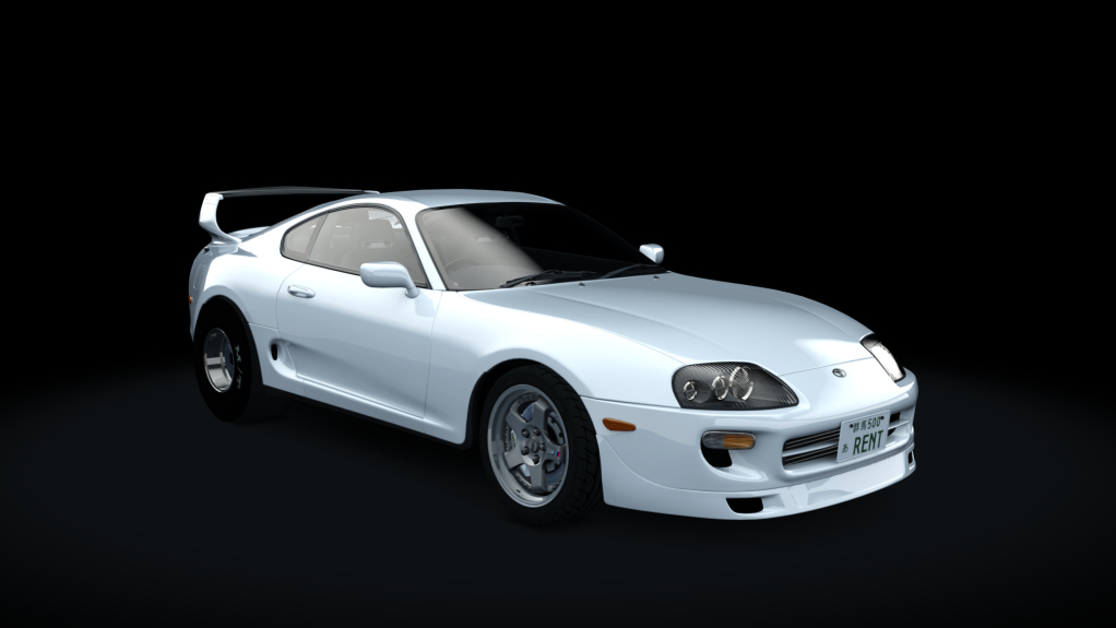 Drag Factory Toyota Supra, skin White