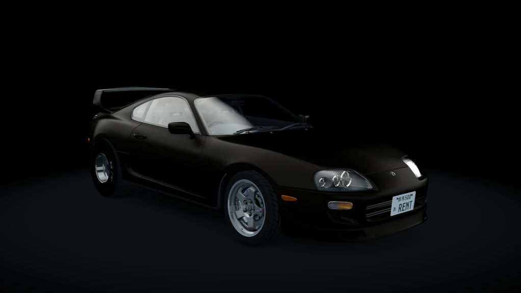 Drag Factory Toyota Supra, skin mat_black