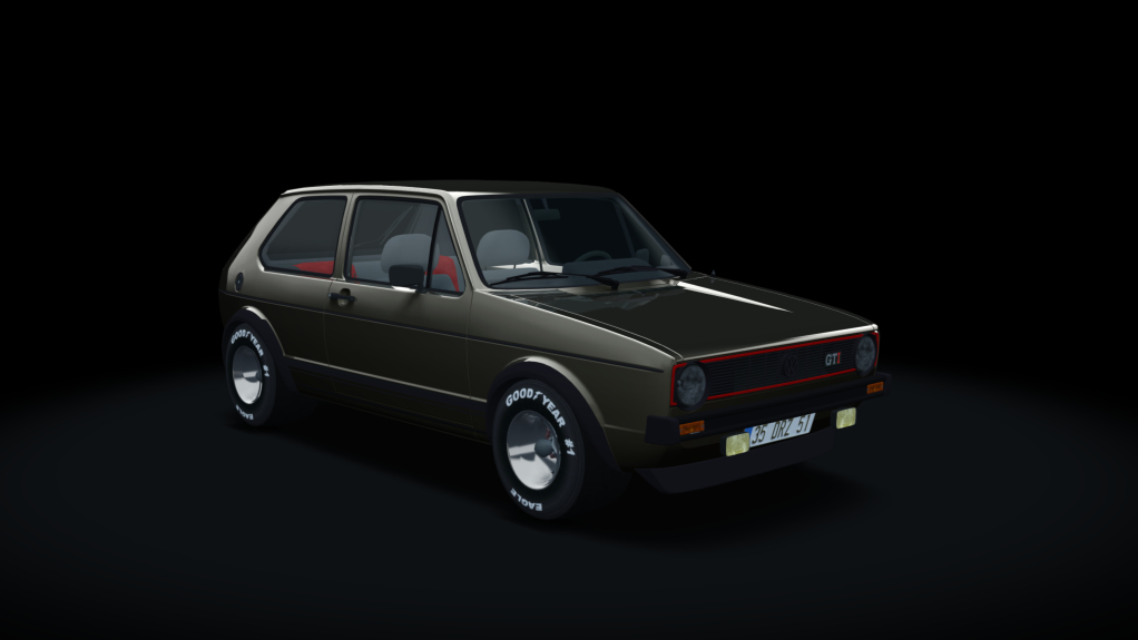 Drag Factory Volkswagen Golf GTI Mk1, skin sable_brown