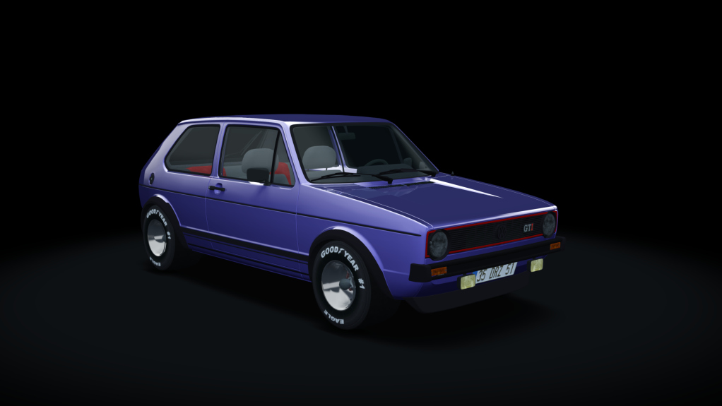 Drag Factory Volkswagen Golf GTI Mk1, skin slate_blue