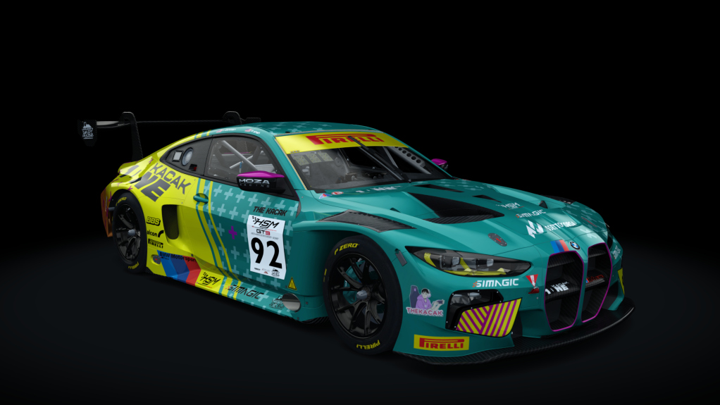 EW GT3 - BMW M4, skin 92 The Kacak