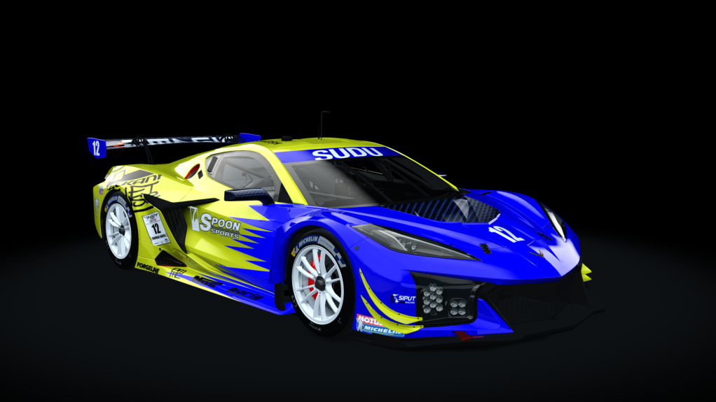 EW GT3 - CORVETTE Z06, skin Spoon 12 Nash