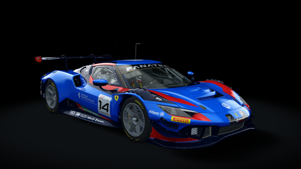 EW GT3 - FERRARI 296, skin 2023 Emil Frey #14