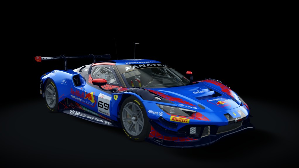 EW GT3 - FERRARI 296, skin 2023 Emil Frey #69